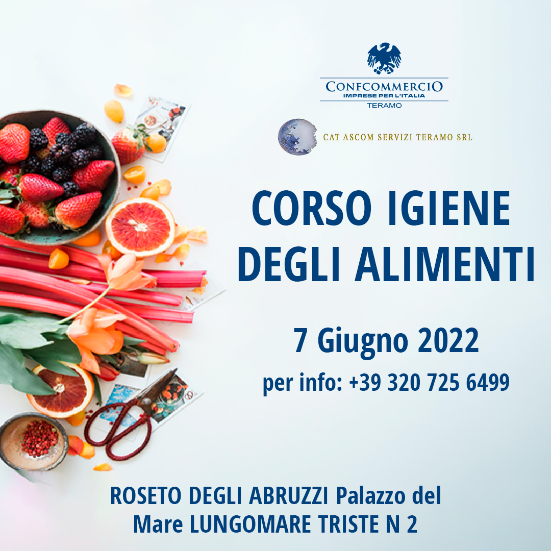 Corso igiene degli alimenti