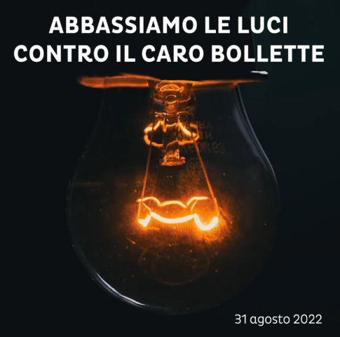 Abbassiamo le luci contro il caro bollette