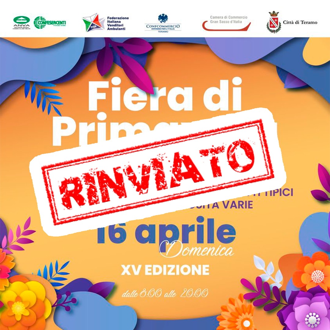 EVENTO RINVIATO – Fiera di Primavera XV Edizione Domenica 16 aprile