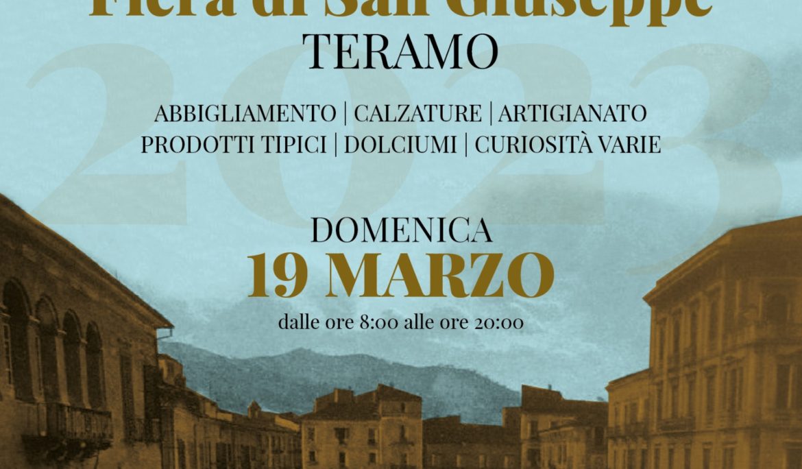 FIERA di SAN GIUSEPPE – 19 MARZO 2023