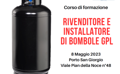 Corso di formazione – Rivenditore e installatore di bombole GPL