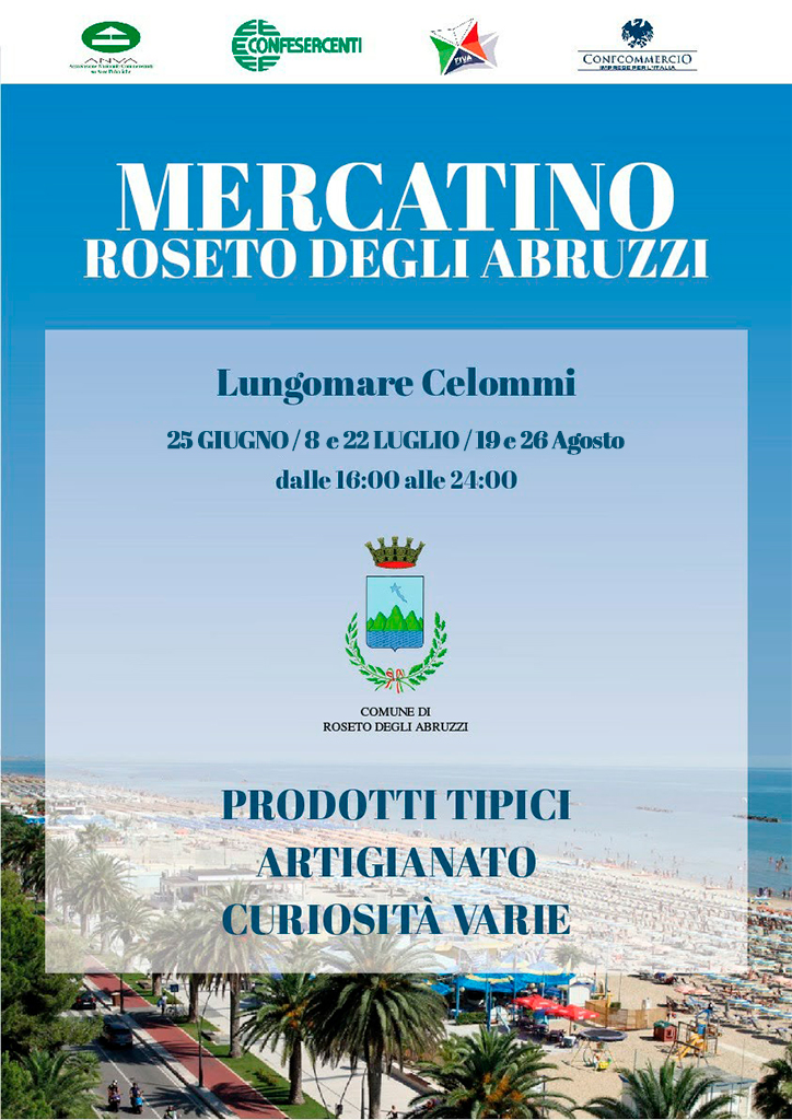 Mercatino Roseto degli Abruzzi – Lungomare Celommi