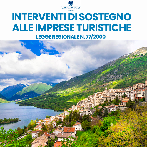 REGIONE ABRUZZO LEGGE REGIONALE N. 77/2000 – INTERVENTI DI SOSTEGNO ALLE IMPRESE TURISTICHE