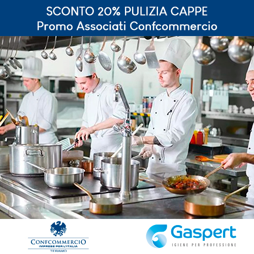 SCONTO 20% PULIZIA CAPPE – Promo Associati Confcommercio