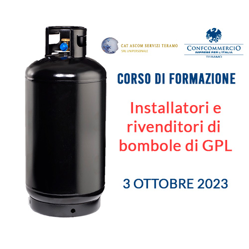 Corso di formazione per “installatori e rivenditori di bombole di GPL” 3 ottobre