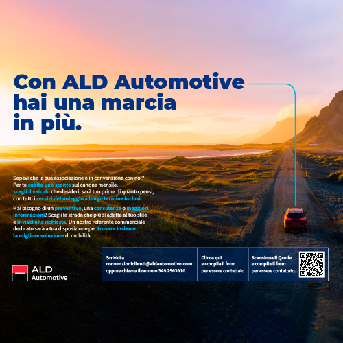 Sconti esclusivi sul noleggio a lungo termine con ALD Automotive