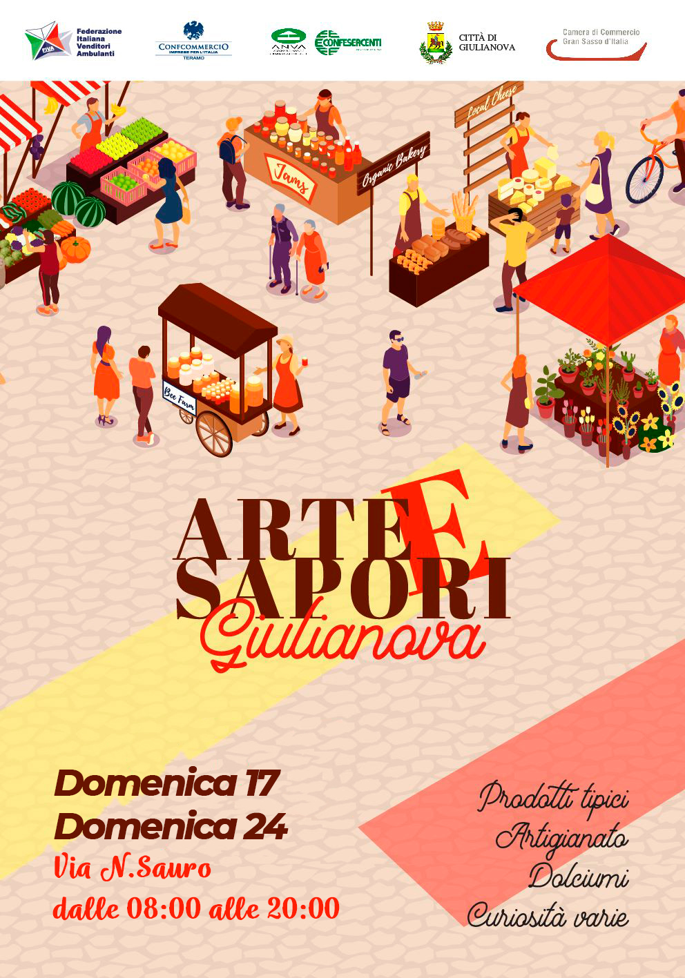 Mercatino Giulianova – Arte e Sapori