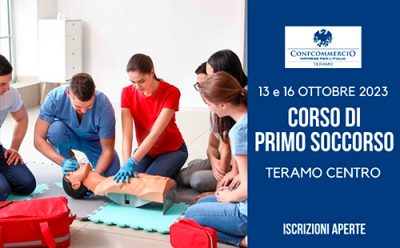 CORSO DI PRIMO SOCCORSO – 13 e 16 Ottobre 2023