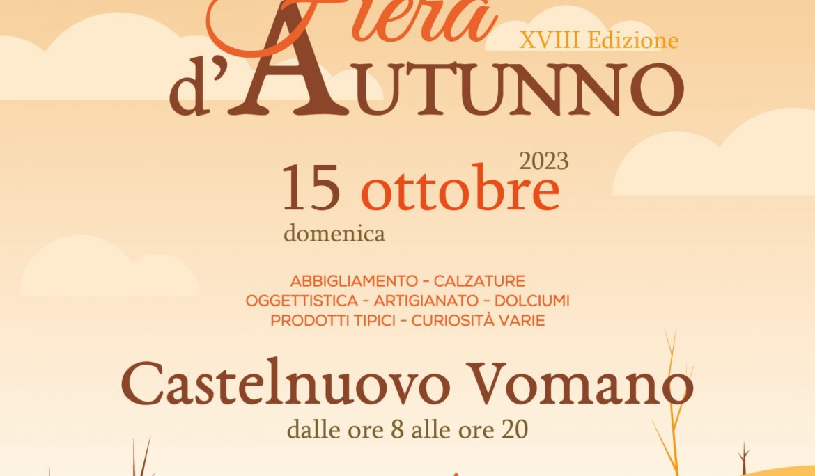 FIERA D’AUTUNNO – CASTELNUOVO VOMANO