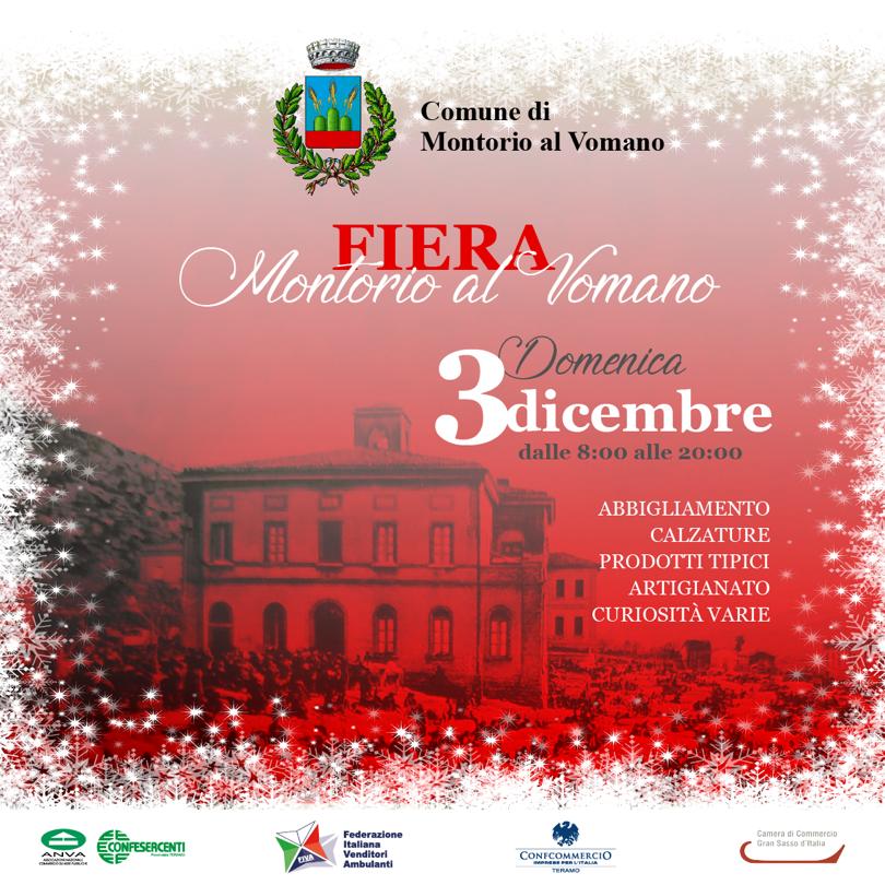 Fiera Montorio al Vomano – Domenica 3 dicembre