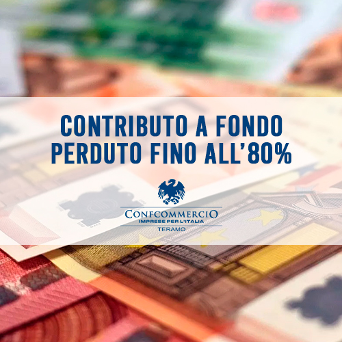 BANDO CON CONTRIBUTI A FONDO PERDUTO FINO ALL’80%