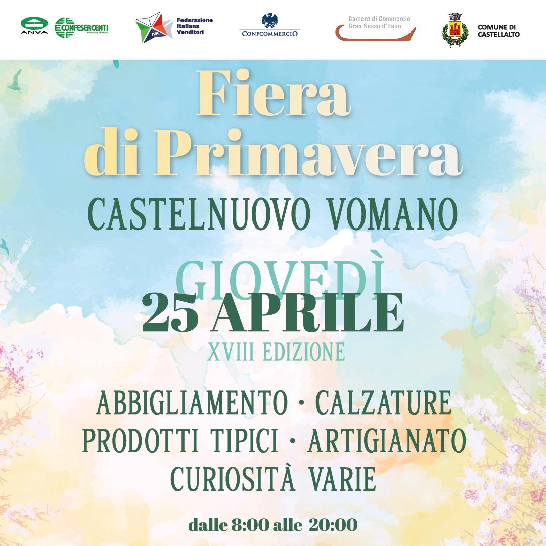 Fiera di Primavera 25 Aprile – Castelnuovo Vomano