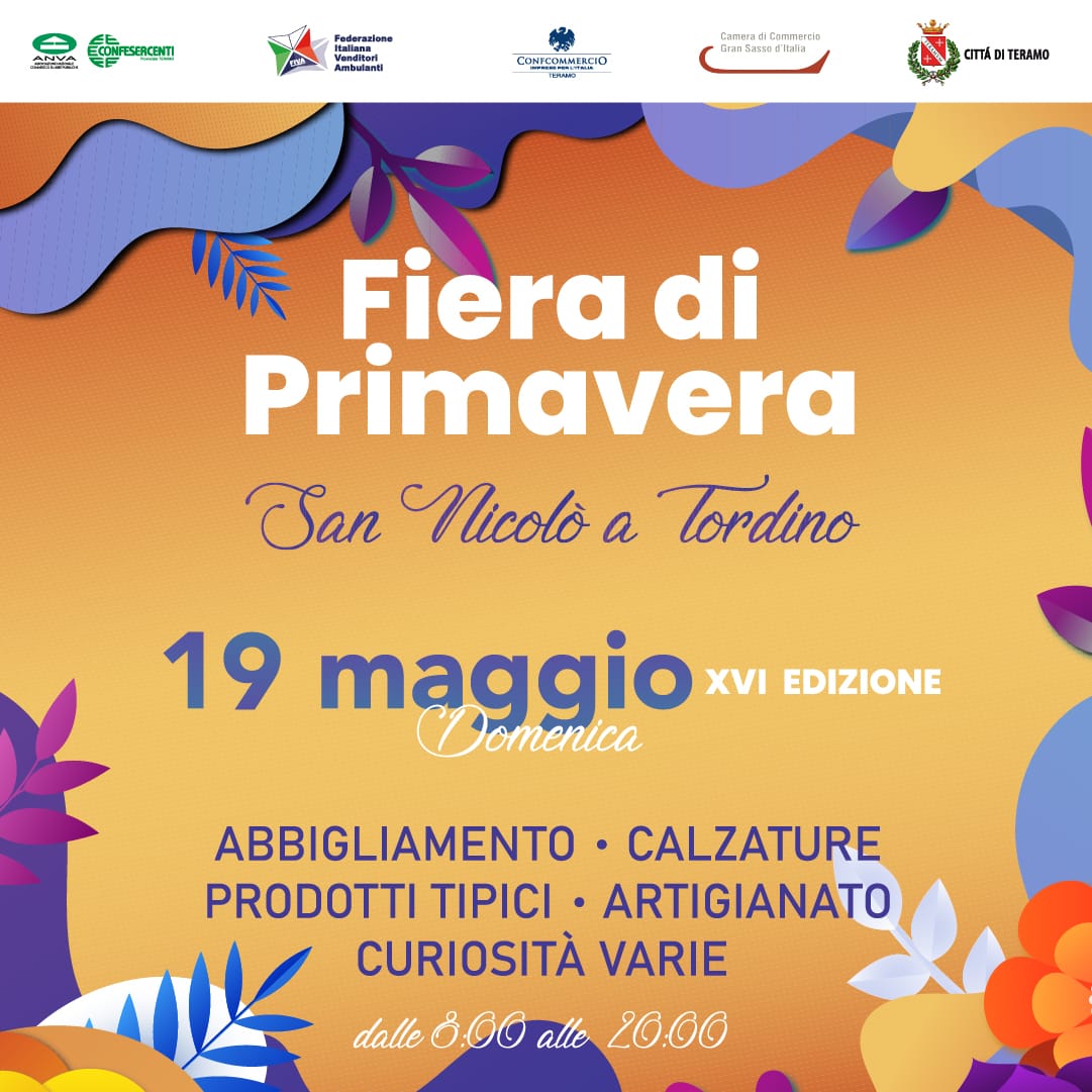 Fiera di Primavera XVI Edizione – domenica 19 maggio