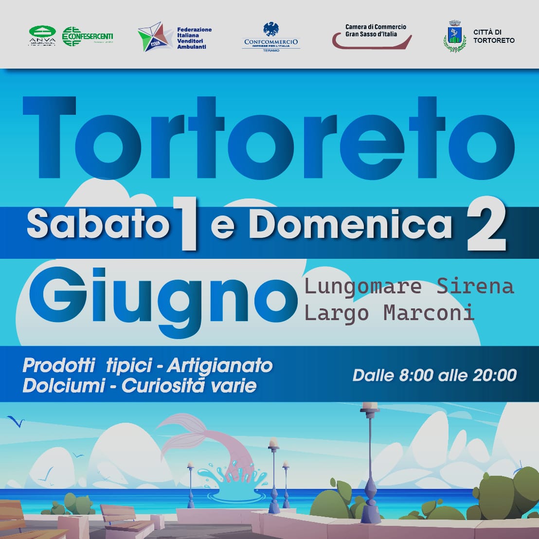 Mercatino Tortoreto 1 e 2 Giugno 2024