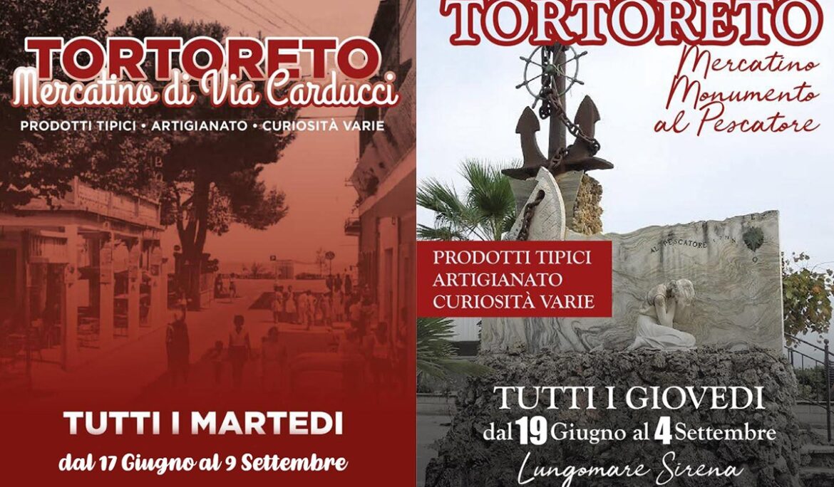Mercatini Estivi a Tortoreto 2025