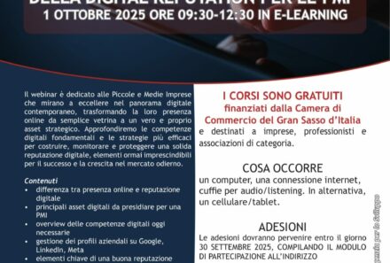 Webinar | Competenze digitali e gestione della digital reputation per le pmi