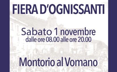 Fiera d’ognissanti Montorio al Vomano Sabato 1 Novembre