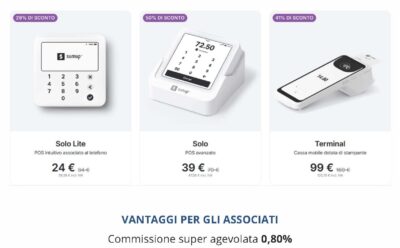 Nuove condizioni di favore SumUp per gli Associati Confcommercio