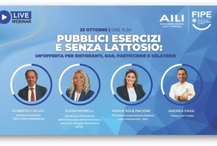 Webinar | Pubblici Esercizi e senza lattosio: un’offerta per ristoranti, bar, pasticcerie e gelaterie | Giovedì 23 ottobre ore 15.30