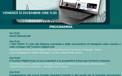 Invito all’incontro territoriale sul progetto Tourism Digital Hub – Servizi ed opportunità per le imprese turistiche