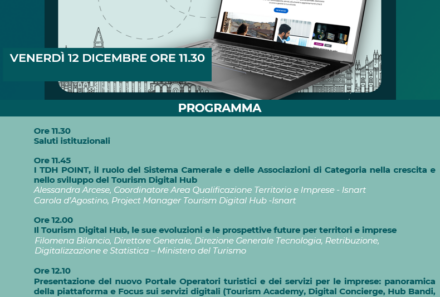 Invito all’incontro territoriale sul progetto Tourism Digital Hub – Servizi ed opportunità per le imprese turistiche