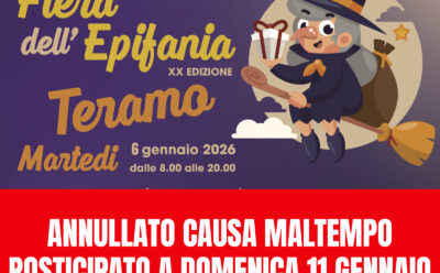 Fiera dell’Epifania XX Edizione – Teramo – Domenica 11 gennaio 2026