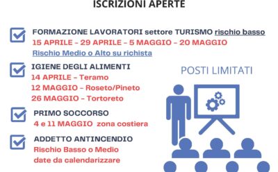 CORSI IN PARTENZA D.LGS. .81/08 APRILE/MAGGIO 2026