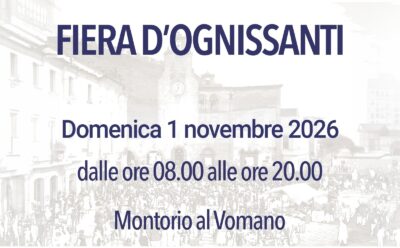 Montorio al Vomano, domenica 1 novembre torna la Fiera d’Ognissanti 2026